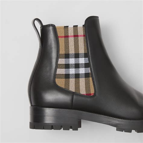 burberry leather chelsea boots